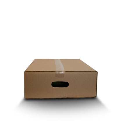 Omapack - El Tutmalı Taşıma Kolisi 20,5 x 33,3 x 18,5 Kahverengi 50 Adet - E-Ticaret & Kargo İçin İdeal