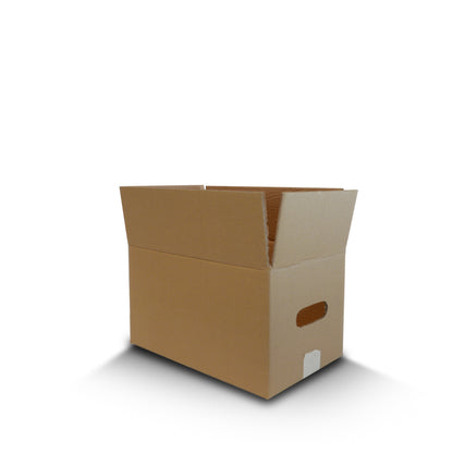 Omapack - El Tutmalı Taşıma Kolisi 35,5 x 39,5 x 13 Kahverengi 100 Adet - E-Ticaret & Kargo İçin İdeal