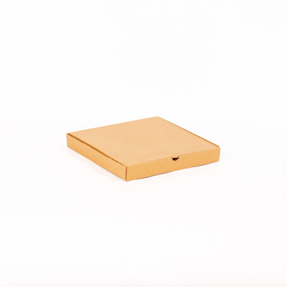 Omapack - Pizza Kutusu 28 x 28 x 4 Küçük Boy Kahverengi 50 adet Baskısız - Gıda Güvenli & Hijyenik