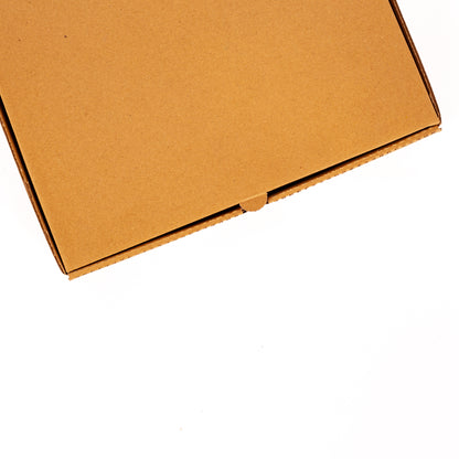 Omapack - Pizza Kutusu 28 x 28 x 4 Küçük Boy Kahverengi 25 Adet Baskısız
