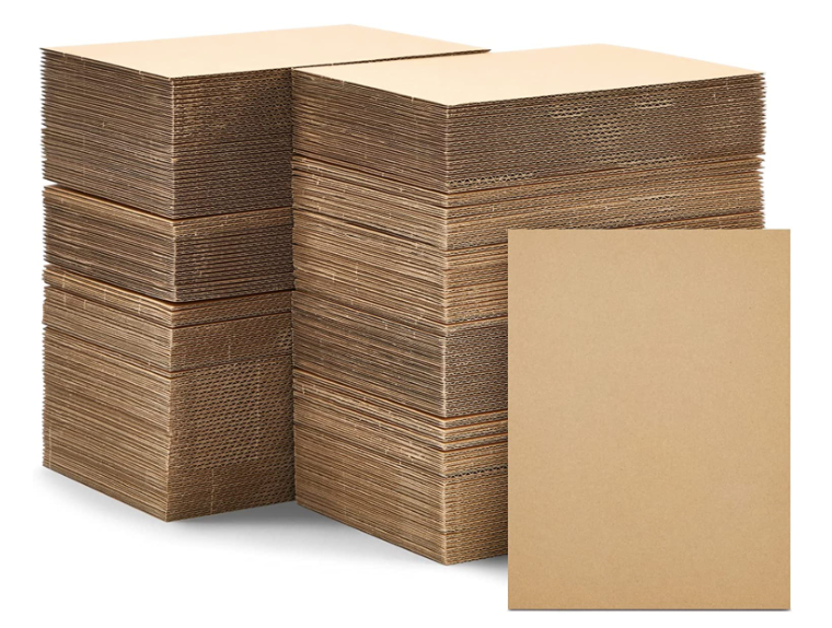 Omapack - Hobi ve Proje Kartonu 70X100 cm Ince (3mm) Oluklu Mukavva