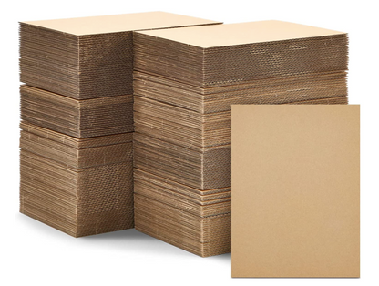 Omapack - Hobi ve Proje Kartonu 83X130 cm Kalın (6mm) Oluklu Mukavva