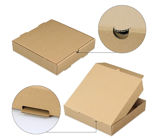 Omapack - Pizza Kutusu 29,5 x 29,5 x 4 cm Orta Boy 100 Adet Baskısız